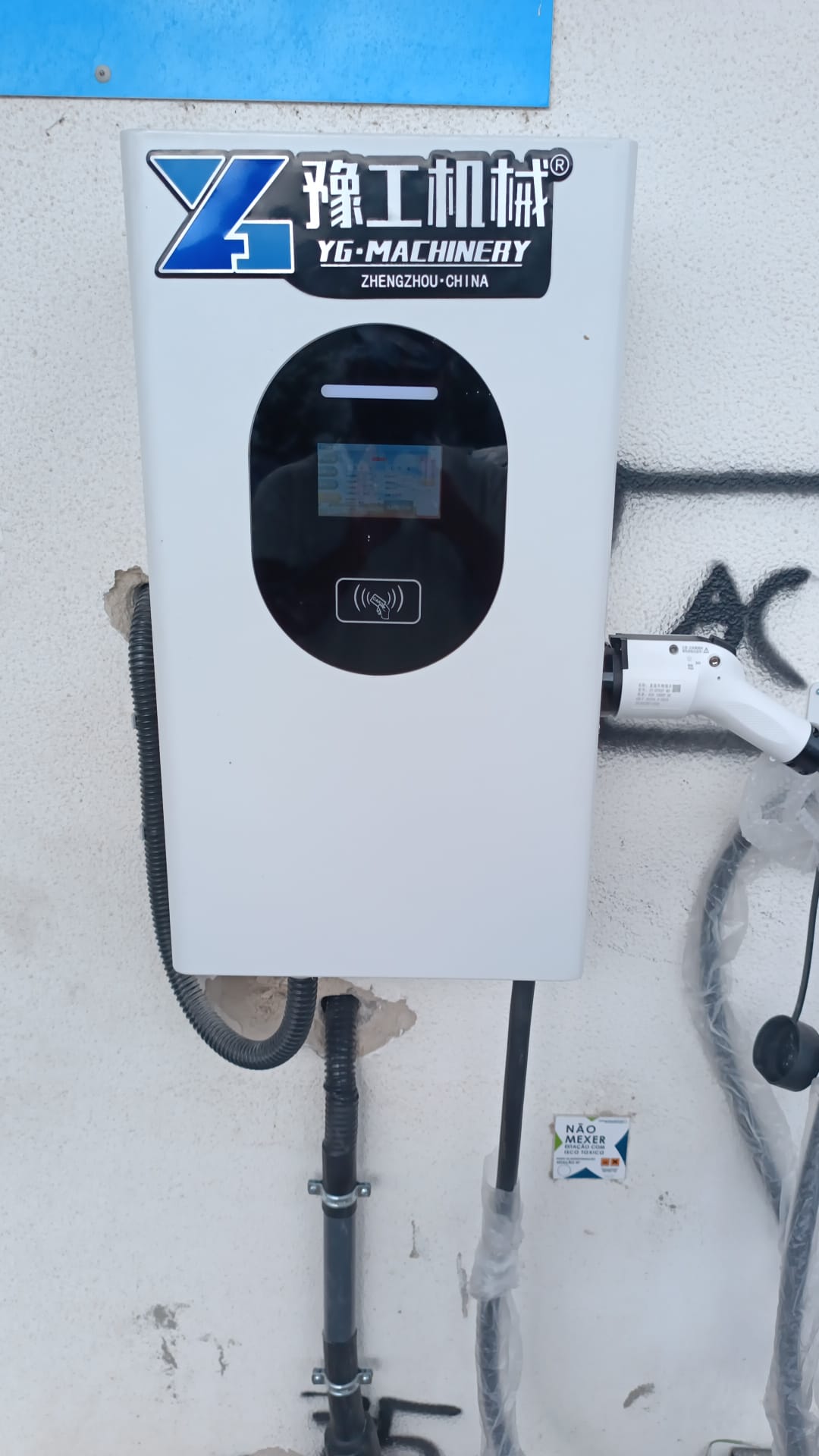Stasiun Pengisian Daya Cepat E - 22Kw Wallbox Type 2 Ocpp Rfid ulasan dan harga